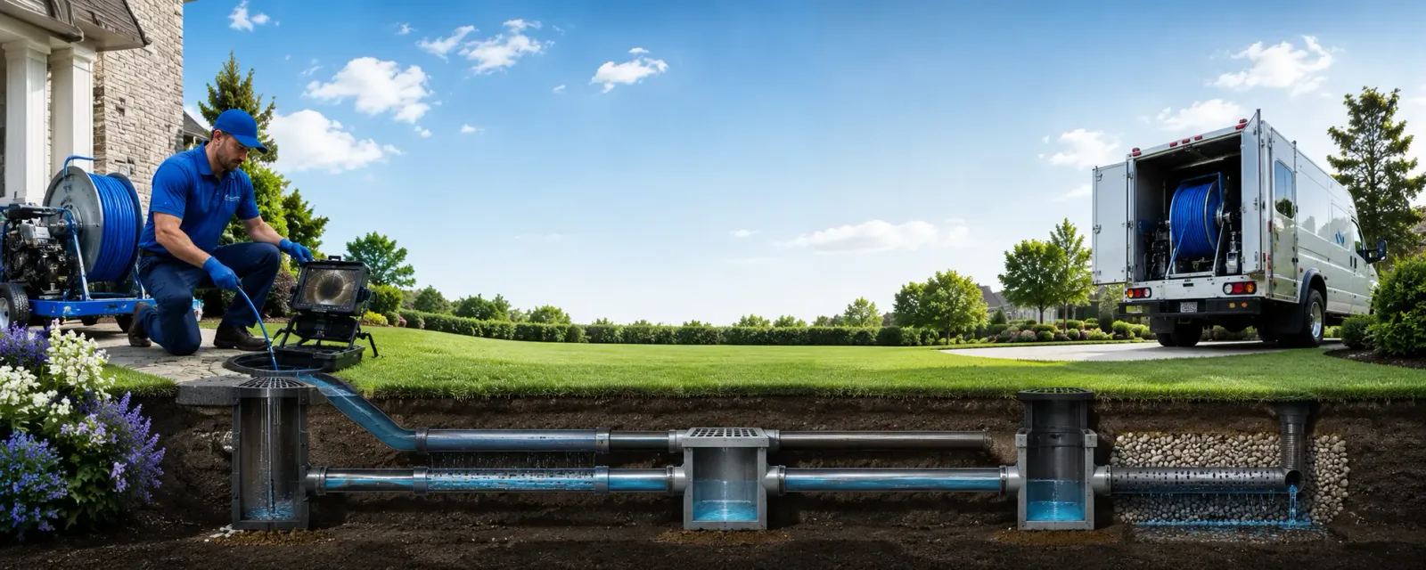 Outdoor drain cleaning information for Madison, CT