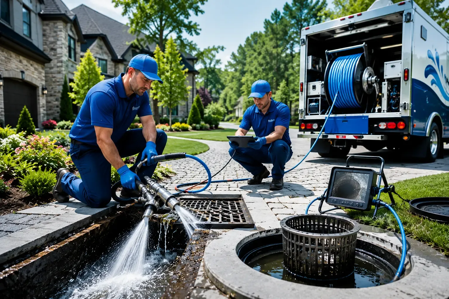 Local outdoor drain cleaning professionals in Madison, CT